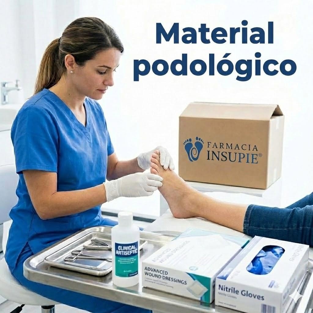 Podólogo atendiendo a paciente